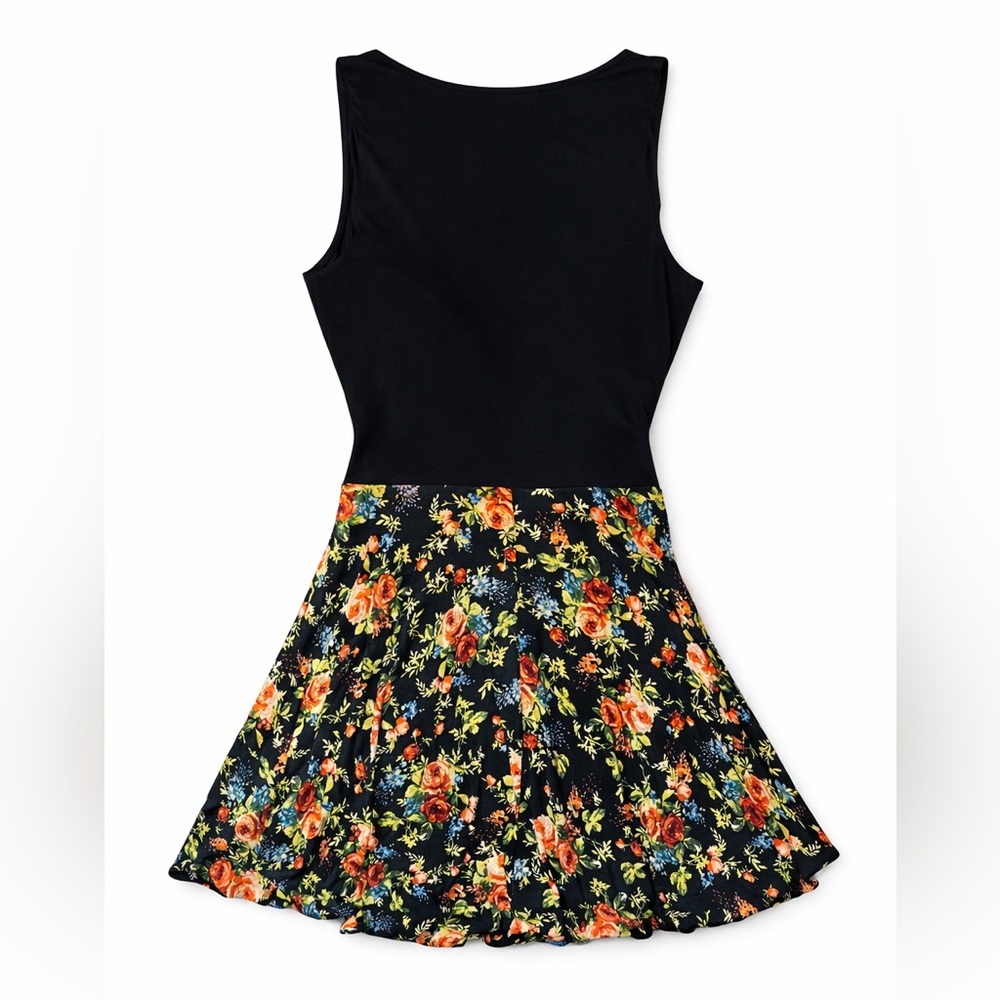 Karen Kane Floral Dress V-Neck Sleeveless Sz.XL